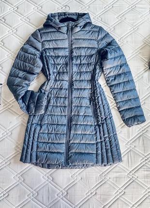 Женская серая канифольная пуховая куртка aventure, размер small s-m, сверхлегкий пух nwt1 фото