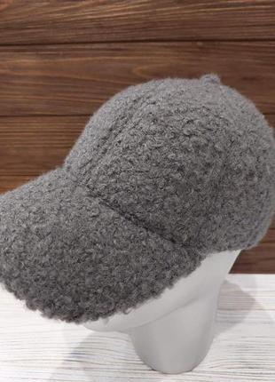 Кепка черная мужская украинская, кепка из эко меха мужская бейсболка чистая...