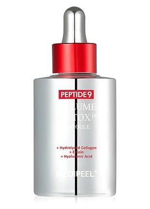 Омолаживающая сыворотка ампульная для лица с пептидами medi-peel peptide 9 volume bio tox pro ampoule