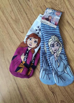 Дитячі теплі шкарпетки набір крижане серце ельза фрозен р.31-34 disney