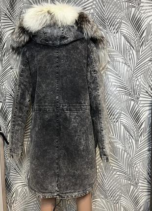 Зимова жіноча парка l mila nova exclusive5 фото