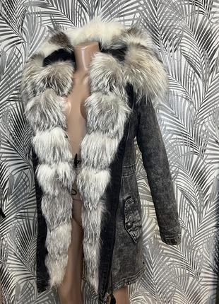 Зимова жіноча парка l mila nova exclusive2 фото