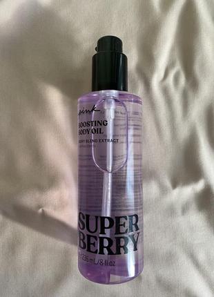 Новинка! superberry масло для тіла victoria's secret виктория сикрет