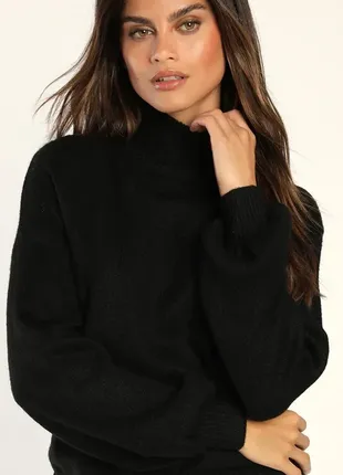 Черный свитер h&m