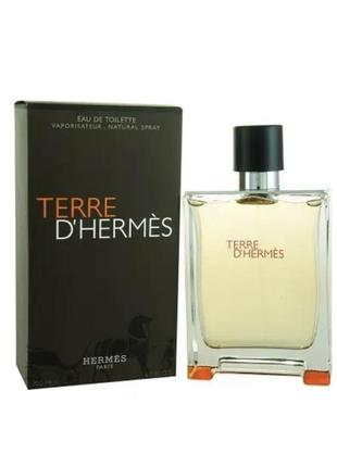 Hermes terre d'hermes туалетна вода 100 ml гермес тьєре де гермес чоловічий парфум аромат духи3 фото