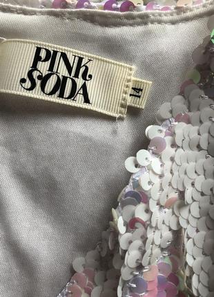 Сукня в двосторонні паєтки pink soda р.129 фото