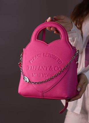 Сумка tiffany&amp;co mini tote bag pink