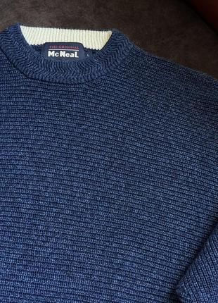 Хлопковый свитер mcneal оригинальный синий, летучая мышь2 фото
