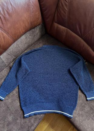 Хлопковый свитер mcneal оригинальный синий, летучая мышь4 фото
