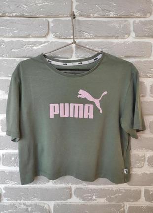 Зелена футболка puma1 фото