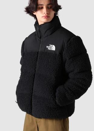 Зимова куртка на флiсу tnf sherpa nuptse puffer (the north face)