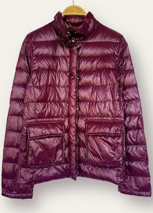 Ультралегкий пуховик куртка красивого винного цвета в размере м (10) next
