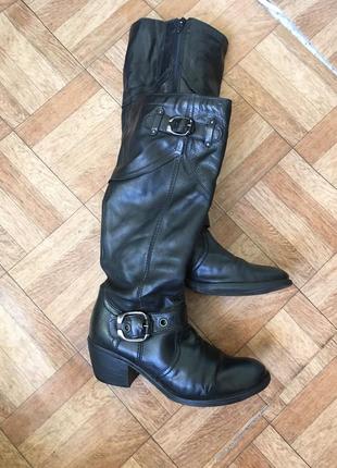 Чоботи з натуральної шкіри 38 р