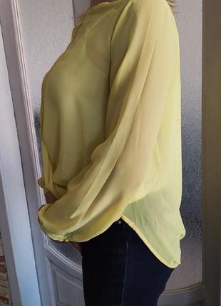 Kontatto блуза италия интересная, красивая желтая блузка люкс бренд kontatto6 фото