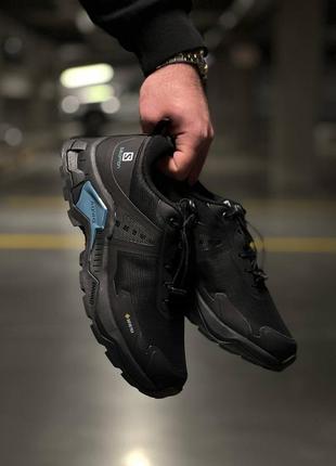 Зимние кроссовки salomon raise 2 gtx termo black grey1 фото