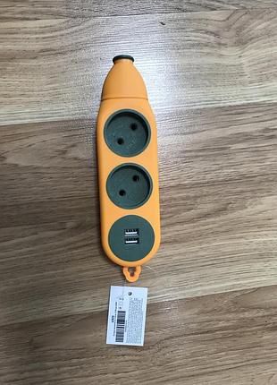Колодка електрична 2+2 usb