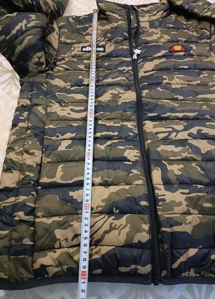 Пуховик куртка оригинал ellesse камуфляжного кольору l