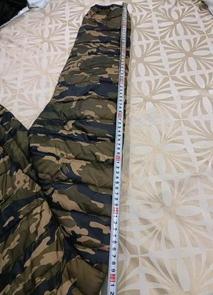 Пуховик куртка оригинал ellesse камуфляжного кольору l