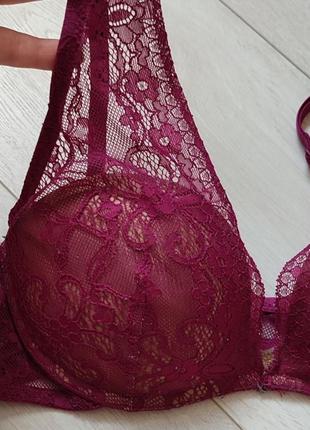 Бюстгальтер ажурный бюст кружевной лиф 80а 80MARKS & SPENCER2 фото