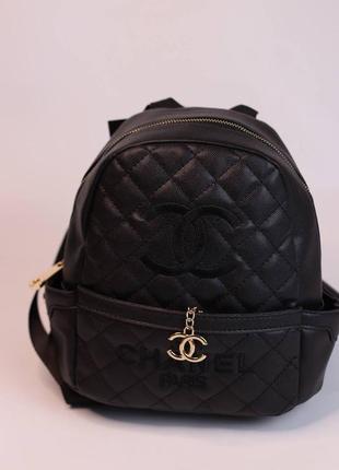 Рюкзак chanel black9 фото