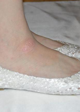 Балетки весільні туфлі new look розмір 41, туфлі розмір 41