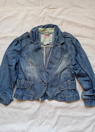 Джинсовый бомбер детский укороченный жакет пиджак на девочке джинс укороченной пиджак на девочку детский детский 8 9 10 11 лет