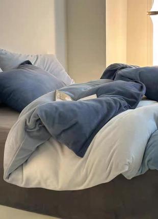 Шарпей зимний постельный комплект градиент на резинке5 фото