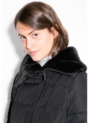 Теплый зимний женский пуховик, пальто, куртка mango xs-s оригинал5 фото