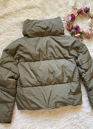 Вкорочена куртка пуховик zara10 фото