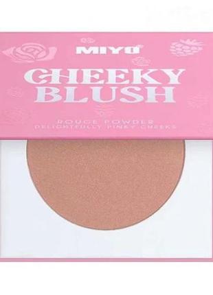 Рум'яна для обличчя cheeky blush miyo