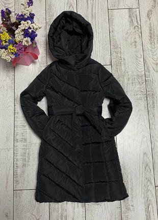 Зимове пальто з матової плащівки для дівчинки