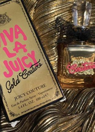 Viva la juicy gold couture juicy.оригинал! тестер без крышечки.3 фото