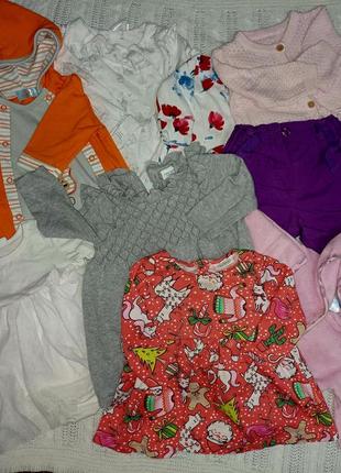 Набор фирменных вещей для девочки на 0-6 месяцев1 фото