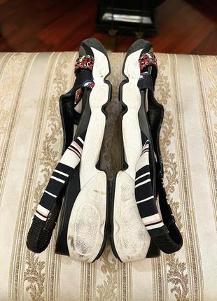 Оригінальні босоніжки сандалі чорні dior 39 італія3 фото