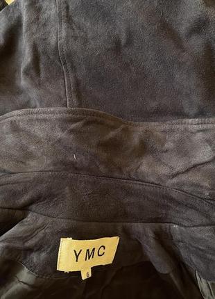 Ymc синя замшева куртка натуральна шкіра7 фото