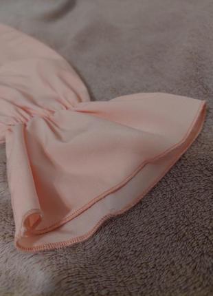 Розовое воздушное платье олко3 фото