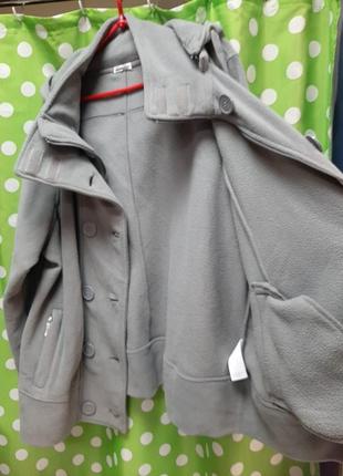 Теплая флисовая спортивная фирменная кофта курточка!8 фото