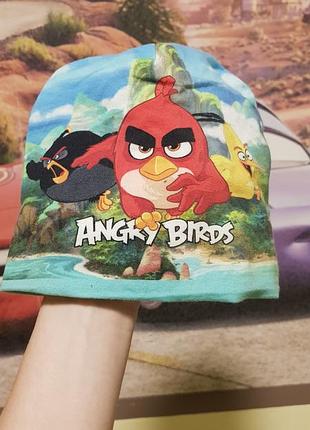 Шапочка весняно-осіння angry birds