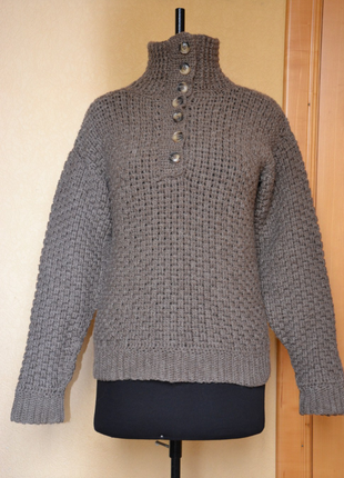 Шерстяной свитер поло6 фото