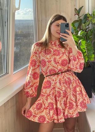 Красива сукня з принтом на низький зріст 1+1=3