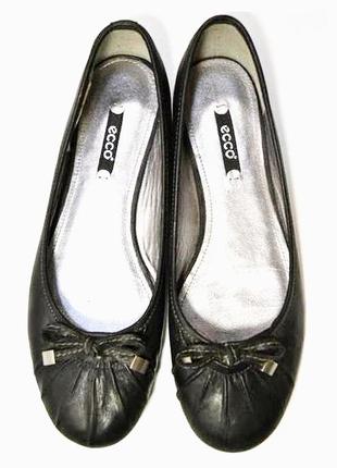 Ecco данія оригінал натуральна шкіра! елегантні комфортні туфлі балетки1000 пар взуття тут!