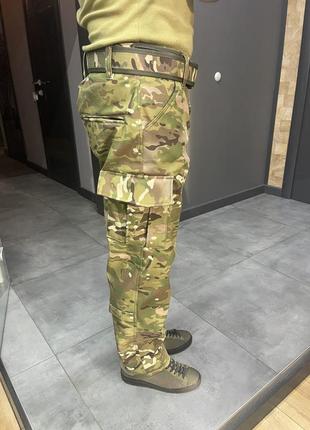 Брюки зимние тактические софтшелл флисовые accord, размер l, мультикам, утепленные брюки для военных ll2 фото
