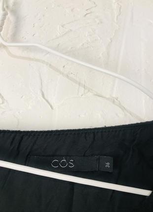 Шерстяной топ с баской от cos