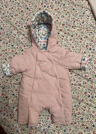 Куртка комбез утепленный хлопок коттон zara