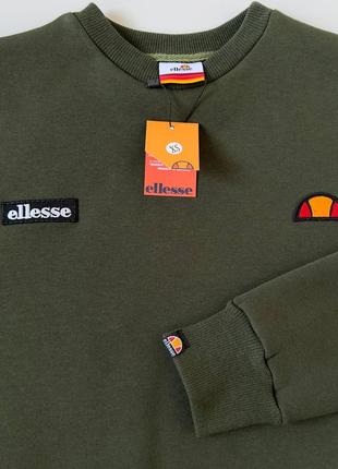 Костюм спортивный теплый ellesse зима, свитшот + штаны4 фото