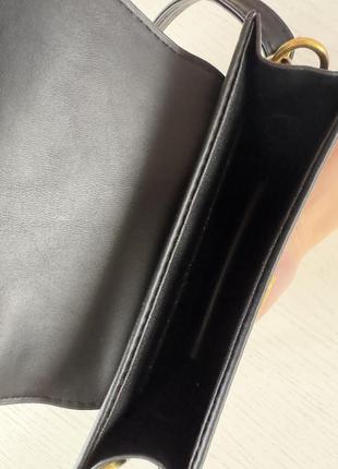 Стильная черная сумочка кросс боди😍6 фото