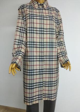 Burberry оригинал тренч плащ дождевик жакет куртка в клетку nova l xl