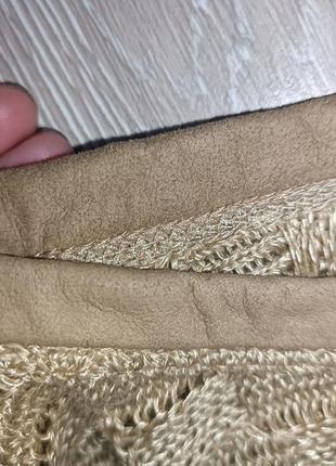 Джемпер / свитер имталия с вставками из натуральной кожи8 фото