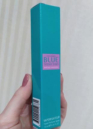 Мини парфюм мужской "antonio banderas blue seduction", ручка - спрей: 10 мл