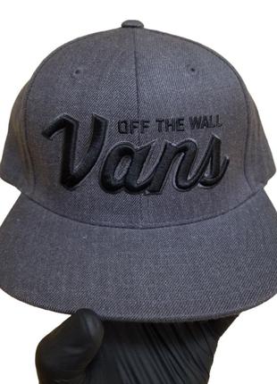 Кепка vans wilmington snapback new charcoal heather2 фото